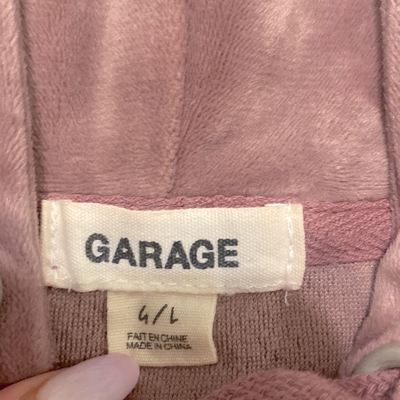 Purple suede hoodie. - Picture 2 of 3